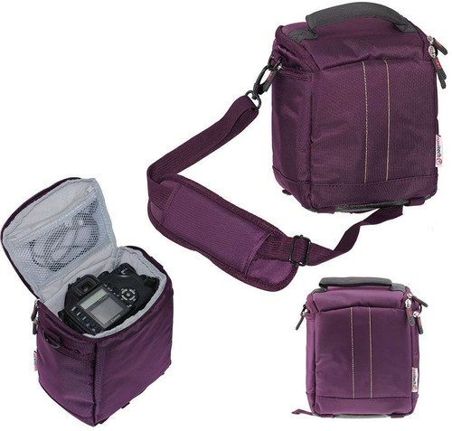 Navitech purple camera bag - navitech,