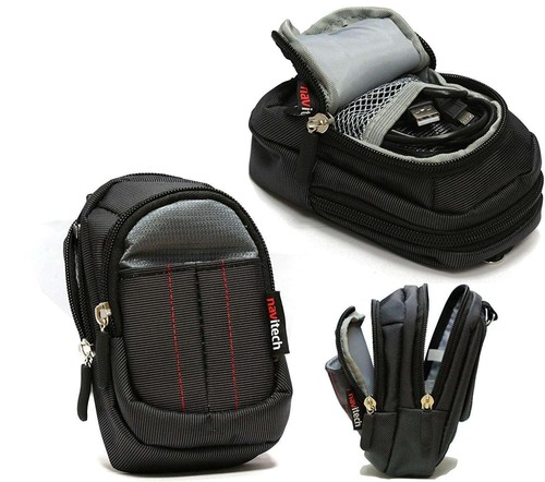 Navitech black camera case for - black,