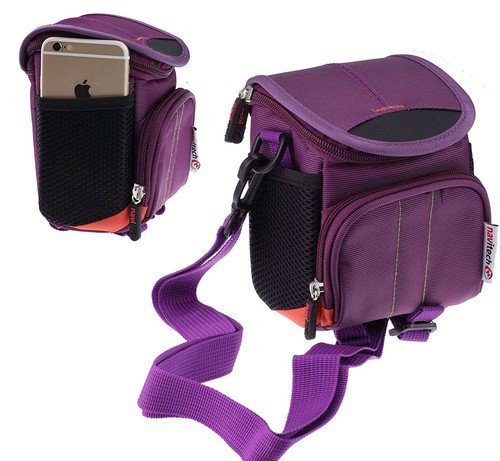 Navitech purple camera - purple, for