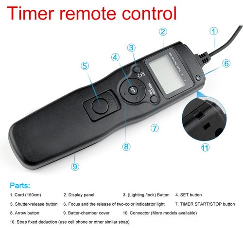 Time lapse intervalometer - time,